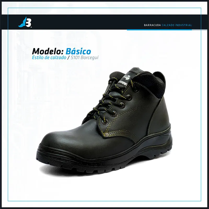Bota industrial Básico, borceguí Barracuda