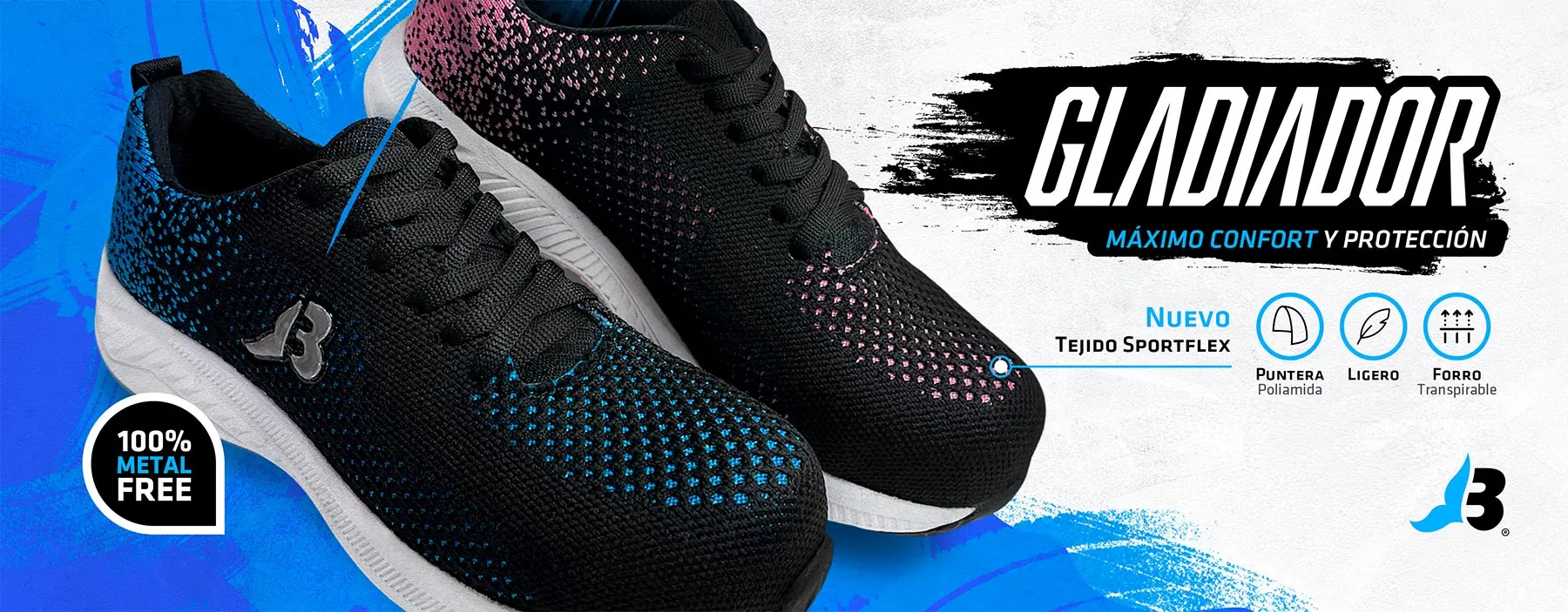 Tenis de seguridad Gladiador Barracuda: máximo confort y protección