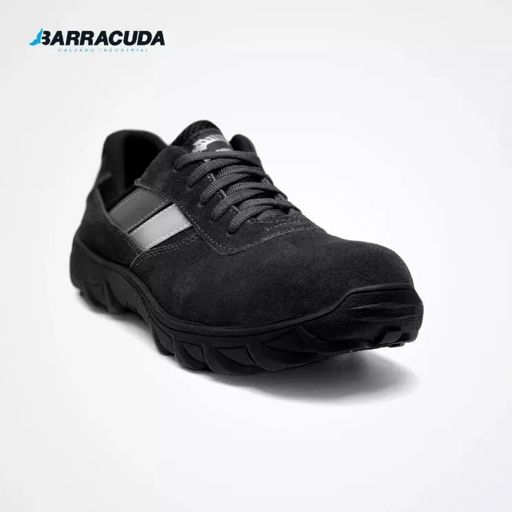 Tenis de seguridad B/Sport color gris Barracuda