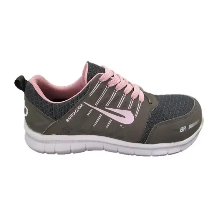 Tenis de seguridad BRD Sport gris/rosa Barracuda · vista 4