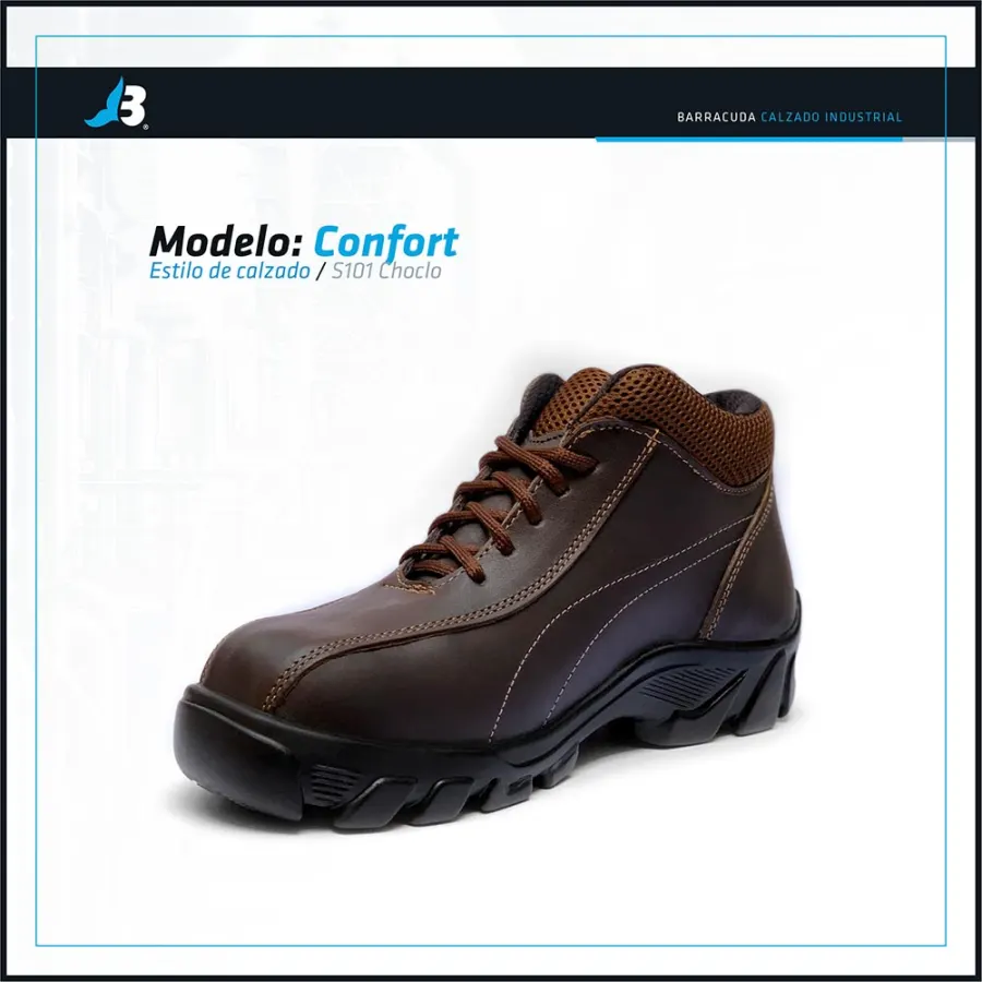 Zapato industrial Confort choclo Barracuda